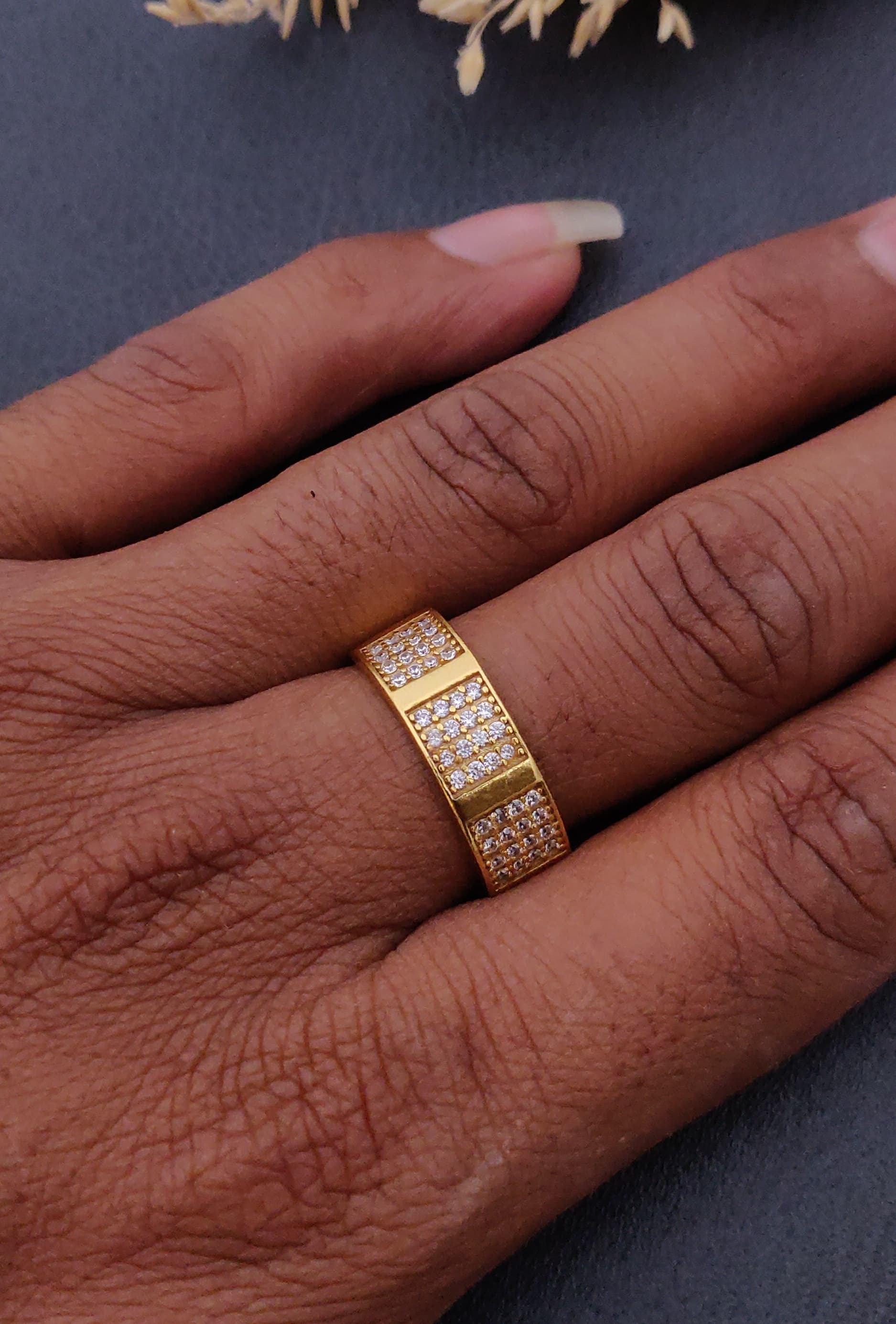 1 Gram Gold Forming Streamlined Design Superior Quality Ring-164