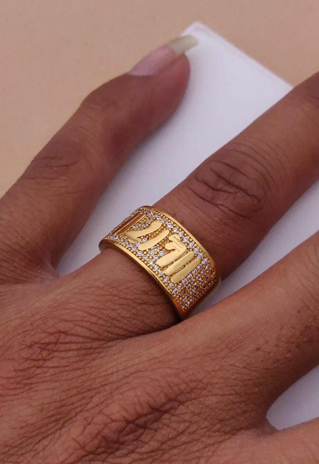 1 Gram Gold Forming Streamlined Design Superior Quality Ring-102