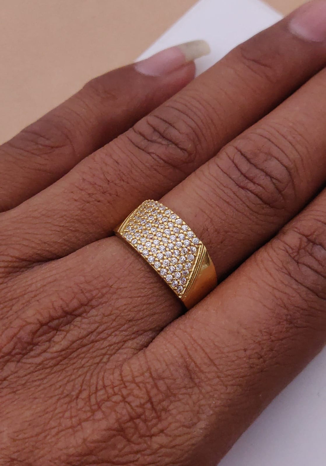 1 Gram Gold Forming Streamlined Design Superior Quality Ring-104