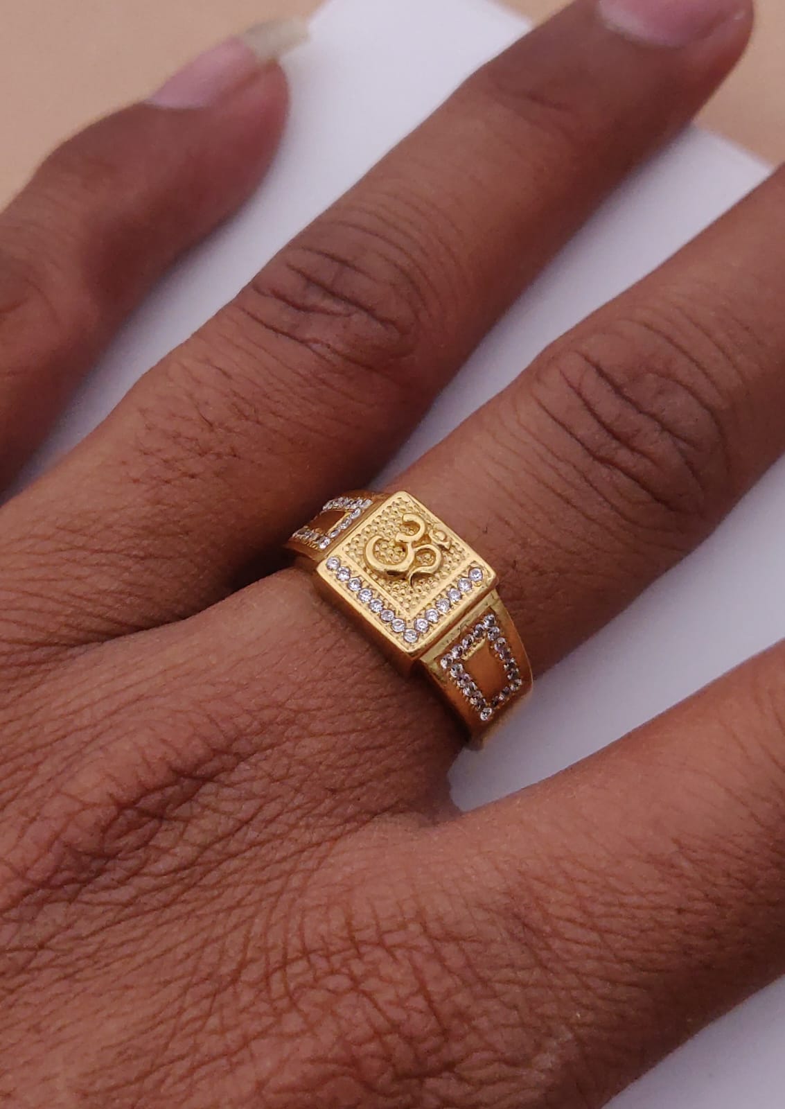 1 Gram Gold Forming Streamlined Design Superior Quality Ring-105