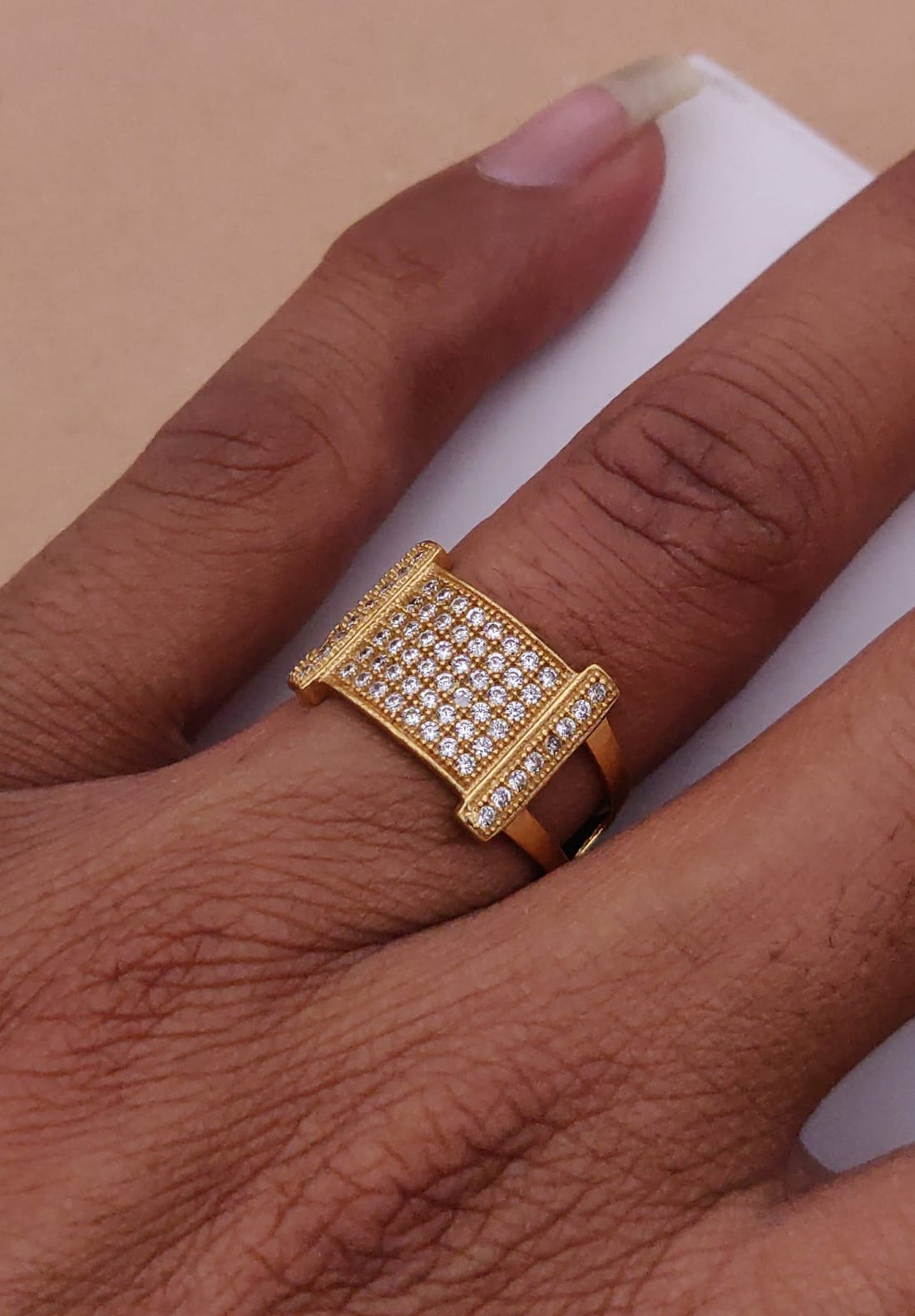 1 Gram Gold Forming Streamlined Design Superior Quality Ring-149