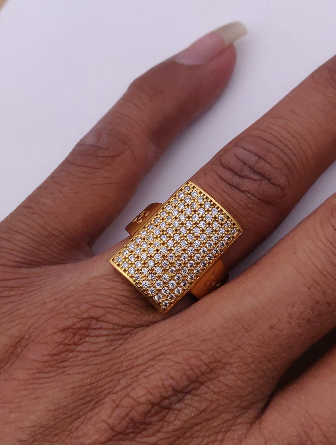 1 Gram Gold Forming Streamlined Design Superior Quality Ring-110