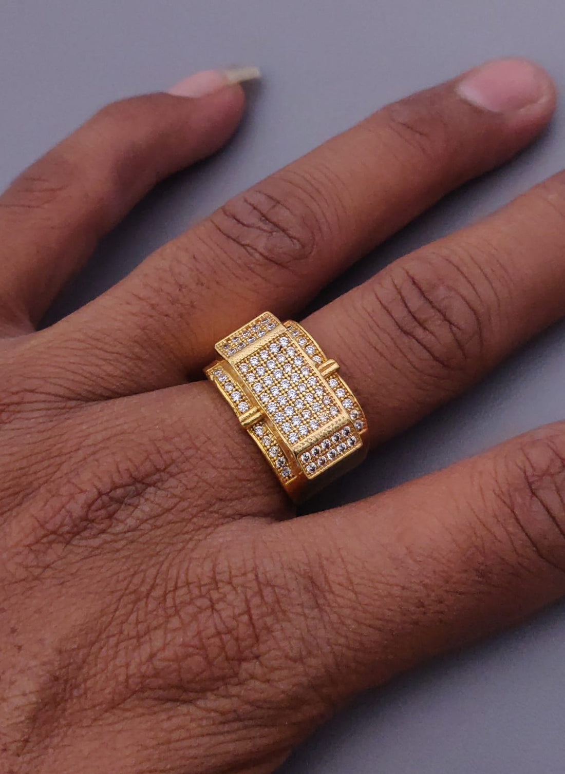 1 Gram Gold Forming Streamlined Design Superior Quality Ring