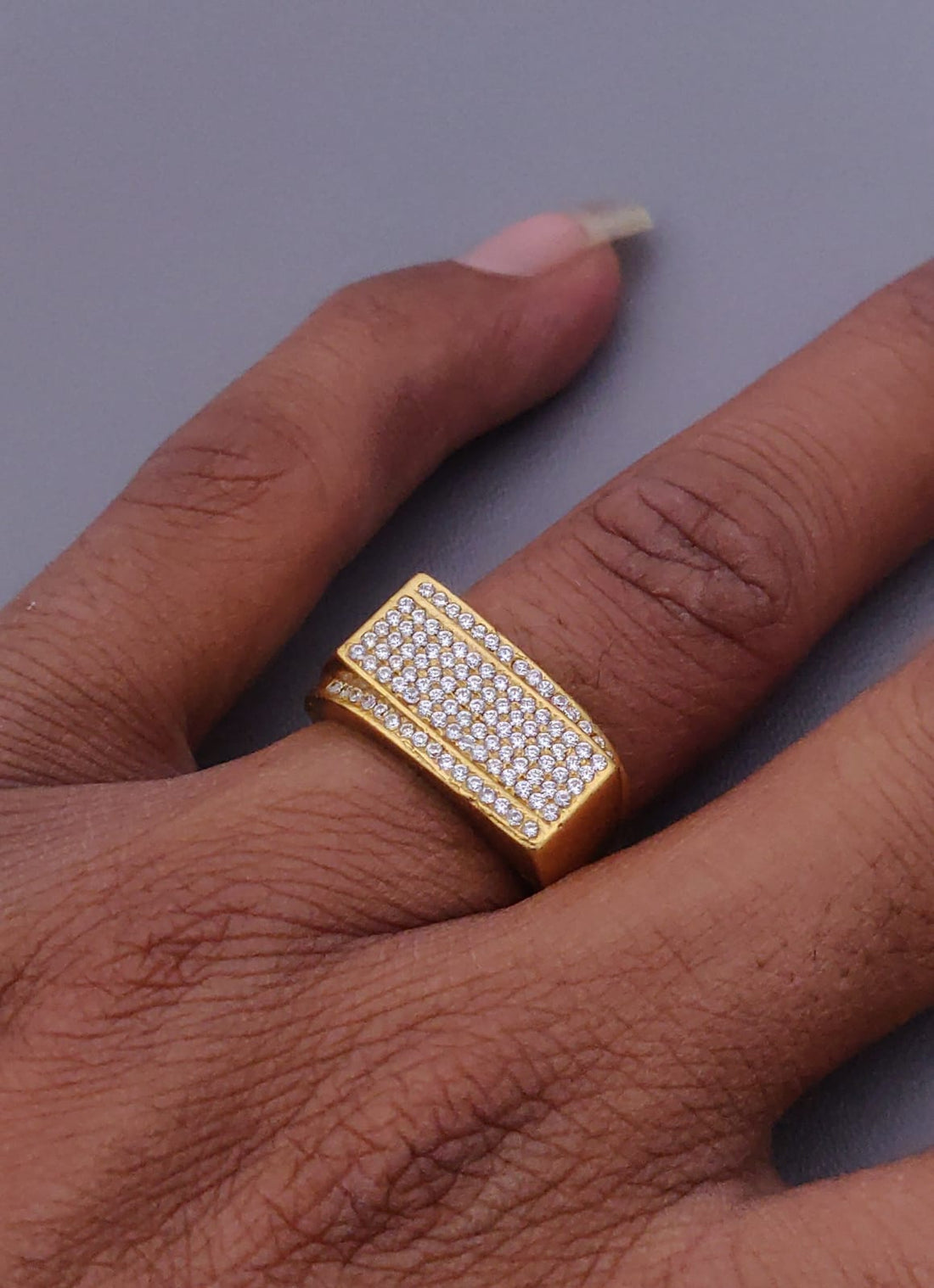 1 Gram Gold Forming Streamlined Design Superior Quality Ring-116