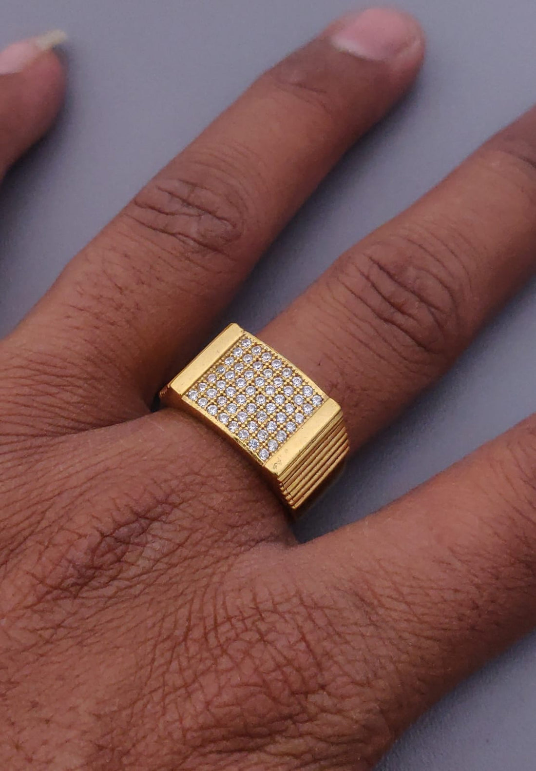 1 Gram Gold Forming Streamlined Design Superior Quality Ring-15