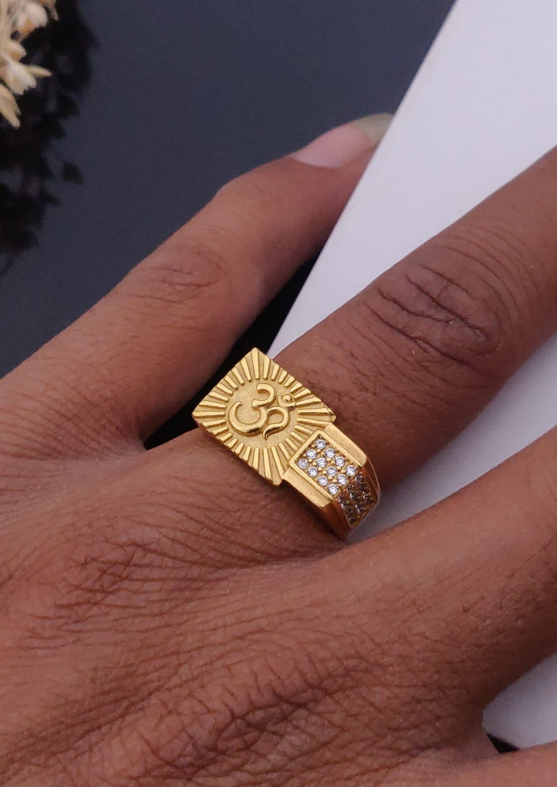 1 Gram Gold Forming Streamlined Design Superior Quality Ring-122