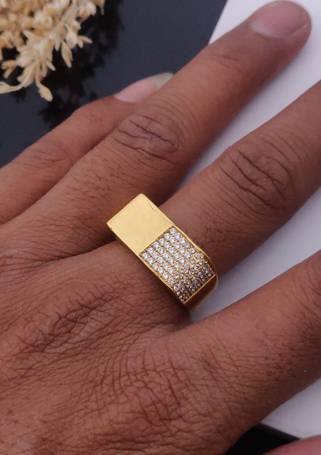 1 Gram Gold Forming Streamlined Design Superior Quality Ring-120