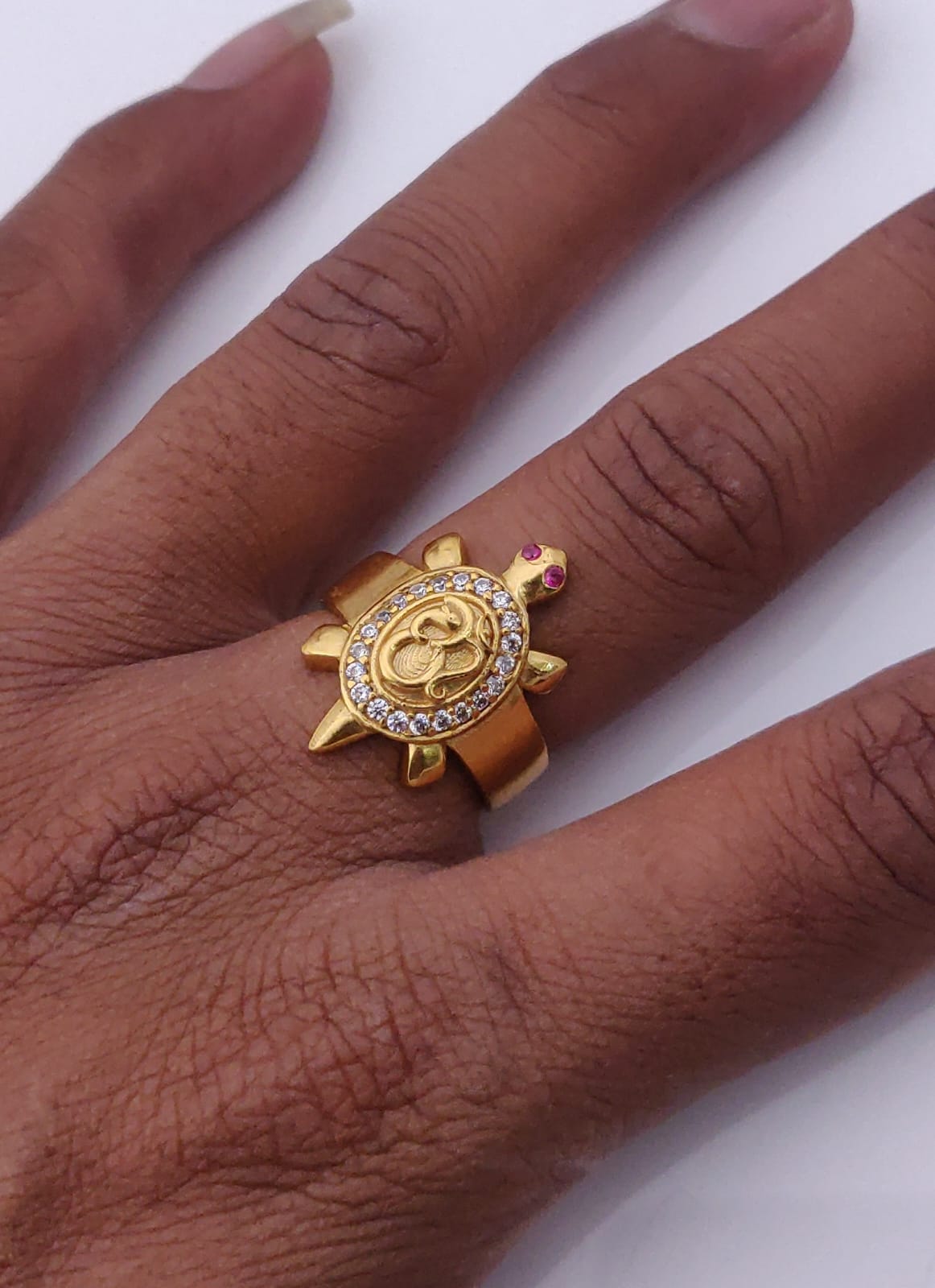 1 Gram Gold Forming Streamlined Design Superior Quality Ring-128