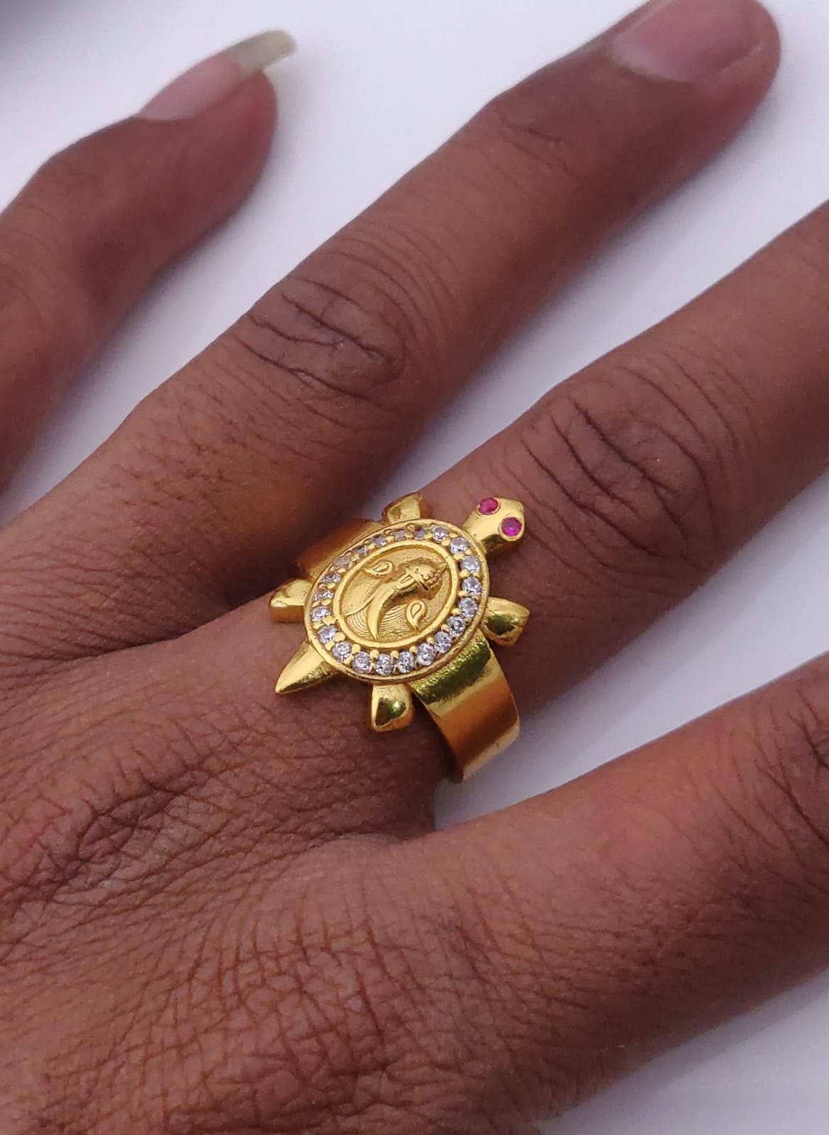 1 Gram Gold Forming Streamlined Design Superior Quality Ring-129