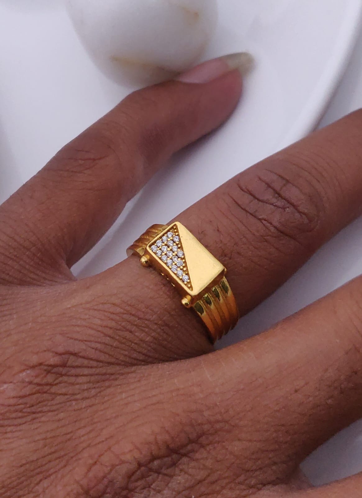 1 Gram Gold Forming Streamlined Design Superior Quality Ring-131