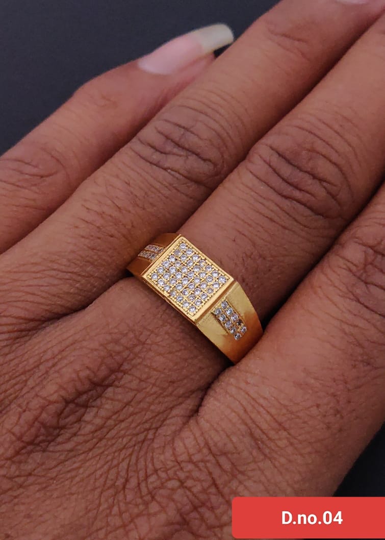 1 Gram Gold Forming Streamlined Design Superior Quality Ring-37