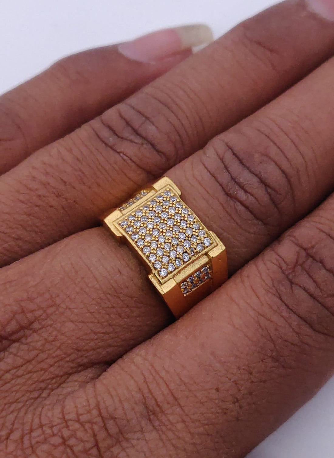 1 Gram Gold Forming Streamlined Design Superior Quality Ring-143