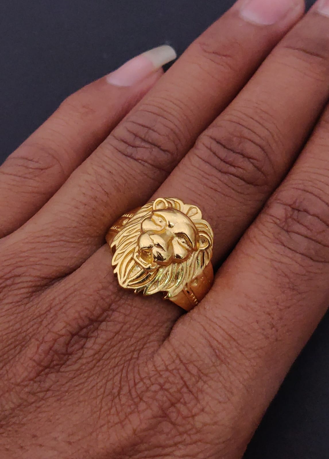 1 Gram Gold Forming Streamlined Design Superior Quality Ring-94