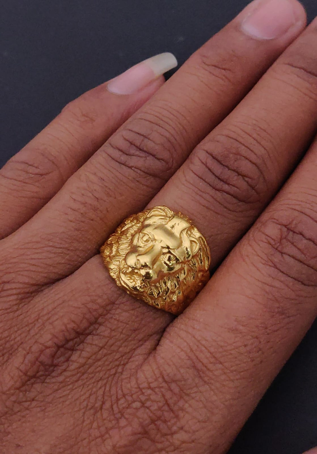 1 Gram Gold Forming Streamlined Design Superior Quality Ring-147