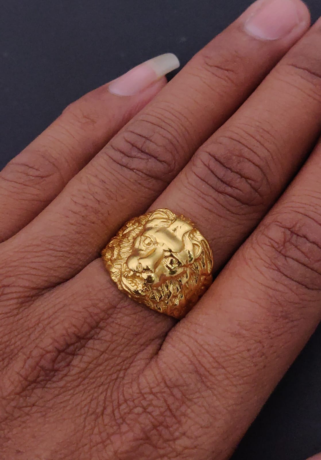 1 Gram Gold Forming Streamlined Design Superior Quality Ring-147