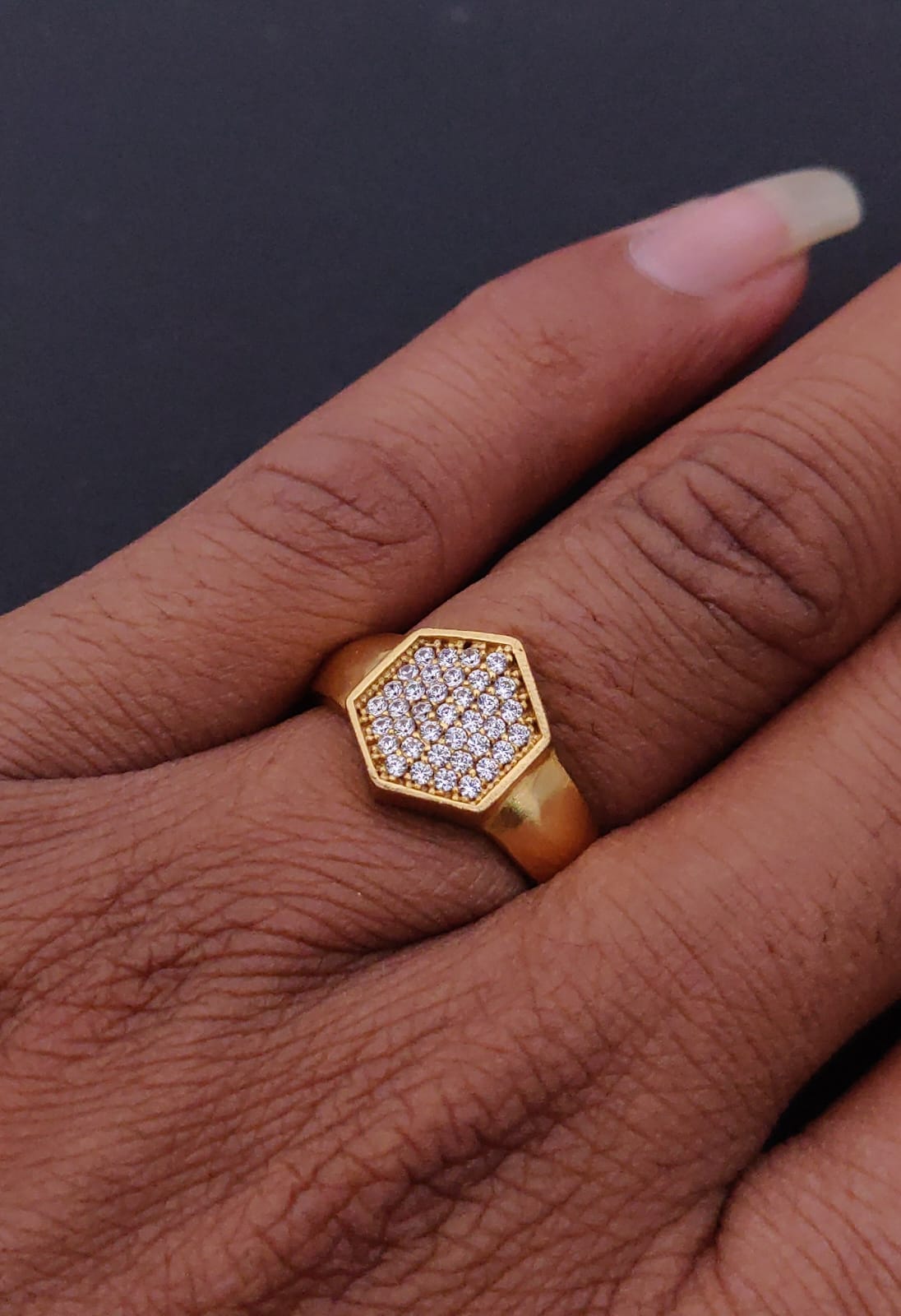 1 Gram Gold Forming Streamlined Design Superior Quality Ring-148