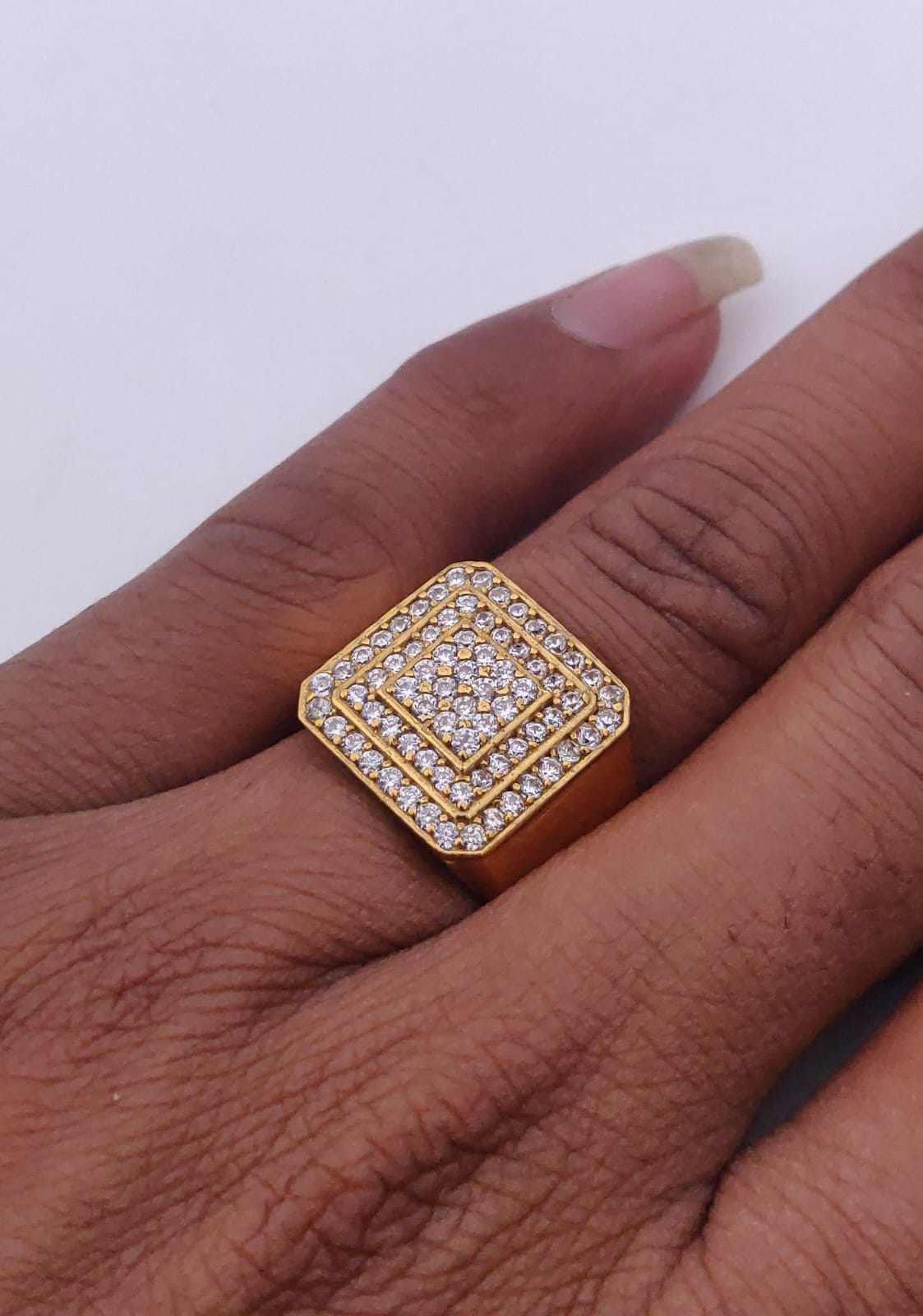 1 Gram Gold Forming Streamlined Design Superior Quality Ring-153