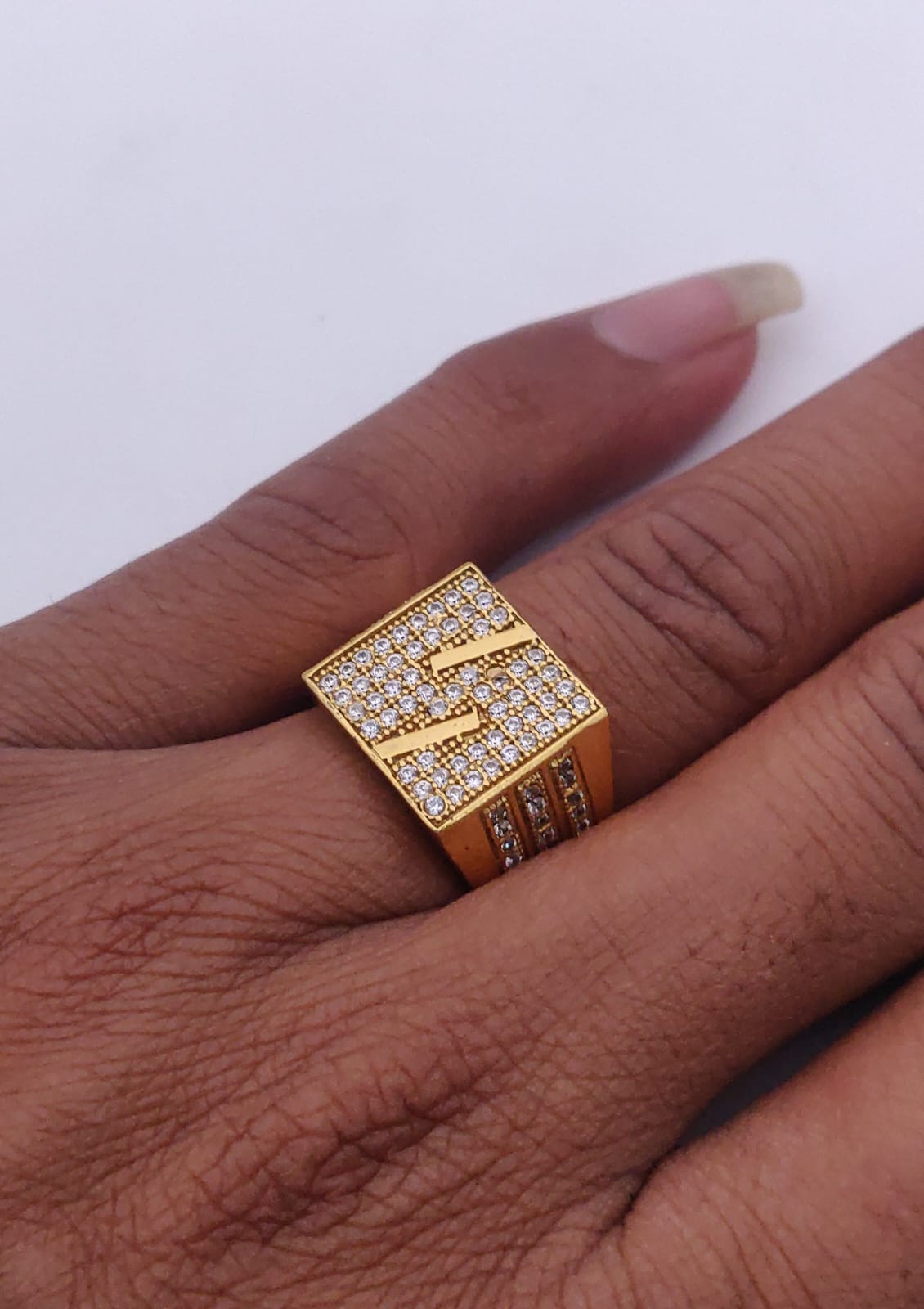 1 Gram Gold Forming Streamlined Design Superior Quality Ring-150