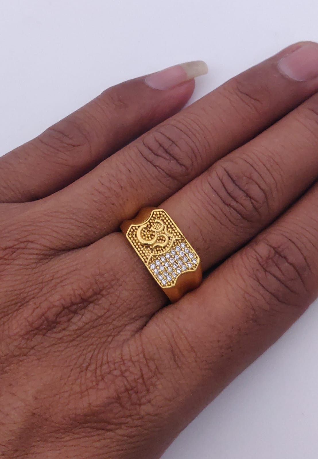 1 Gram Gold Forming Streamlined Design Superior Quality Ring-74