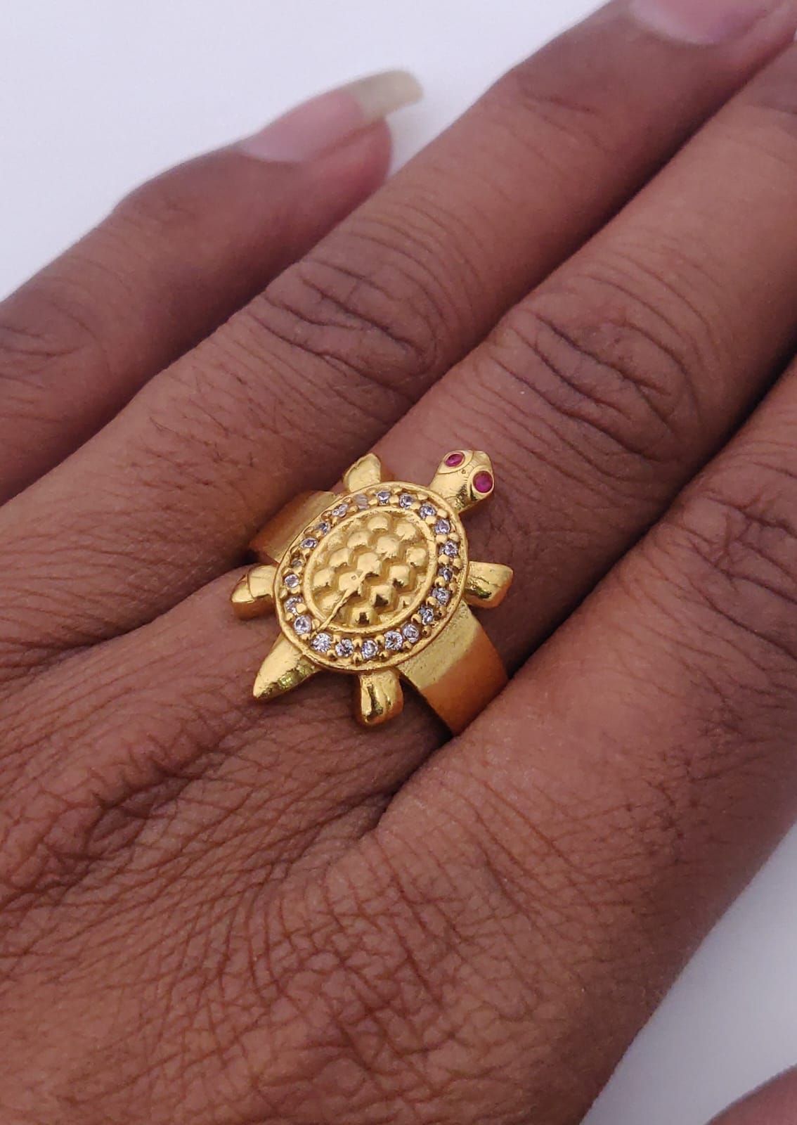 1 Gram Gold Forming Streamlined Design Superior Quality Ring-151