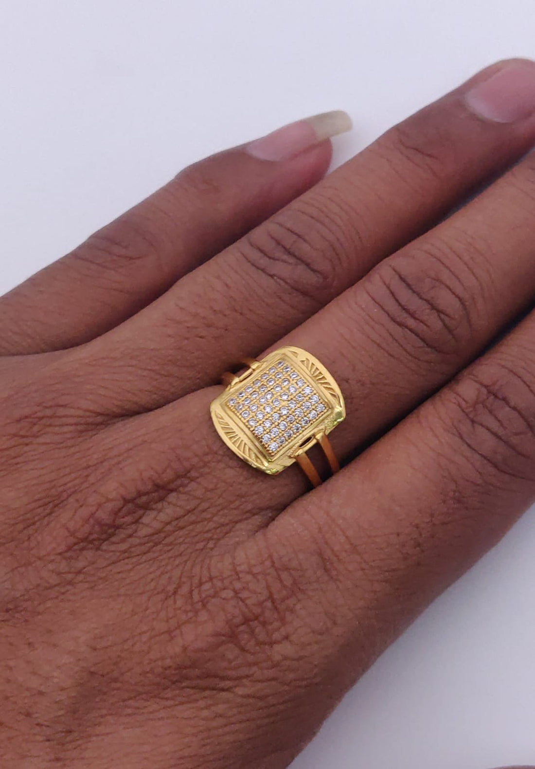 1 Gram Gold Forming Streamlined Design Superior Quality Ring-40