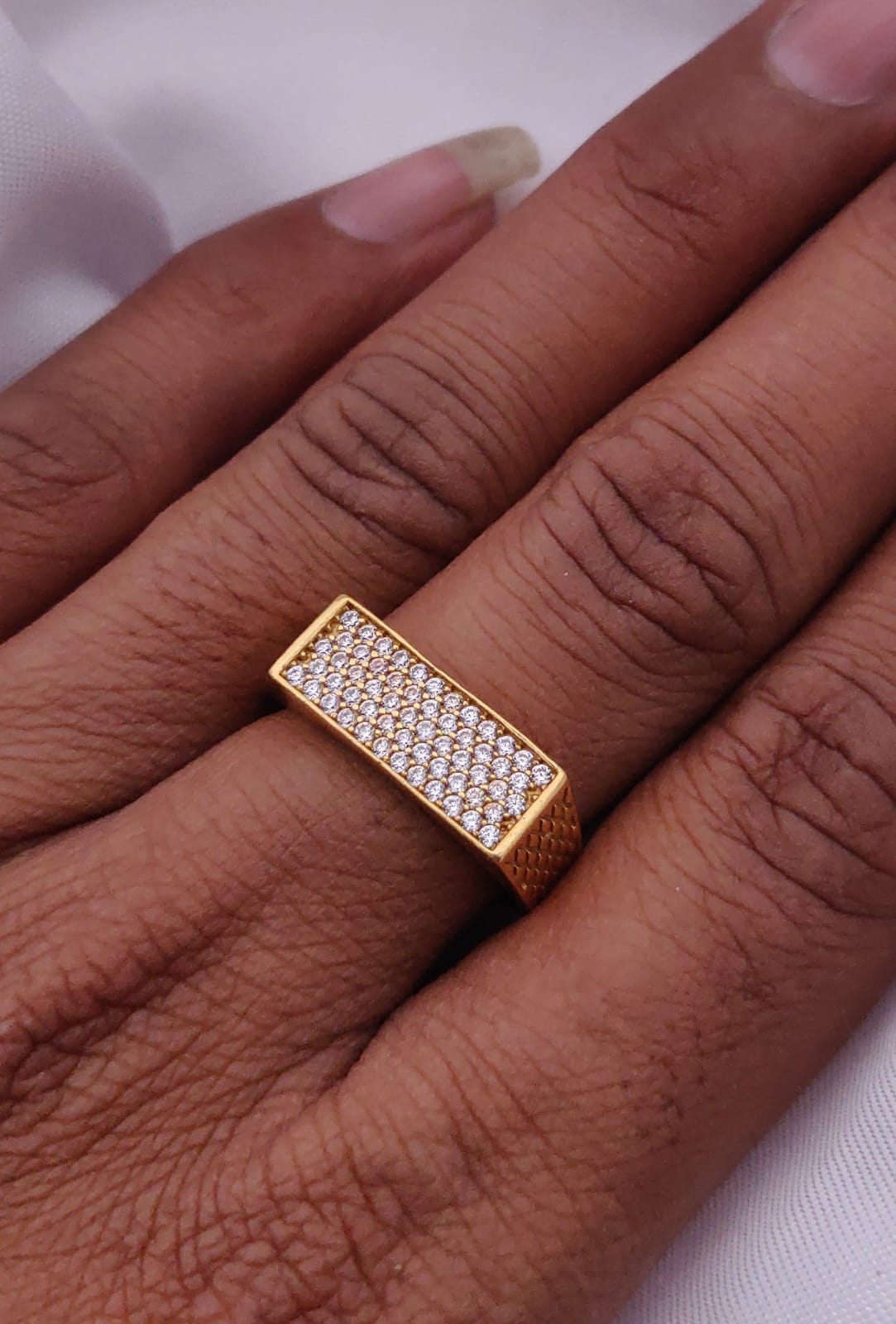 1 Gram Gold Forming Streamlined Design Superior Quality Ring-168