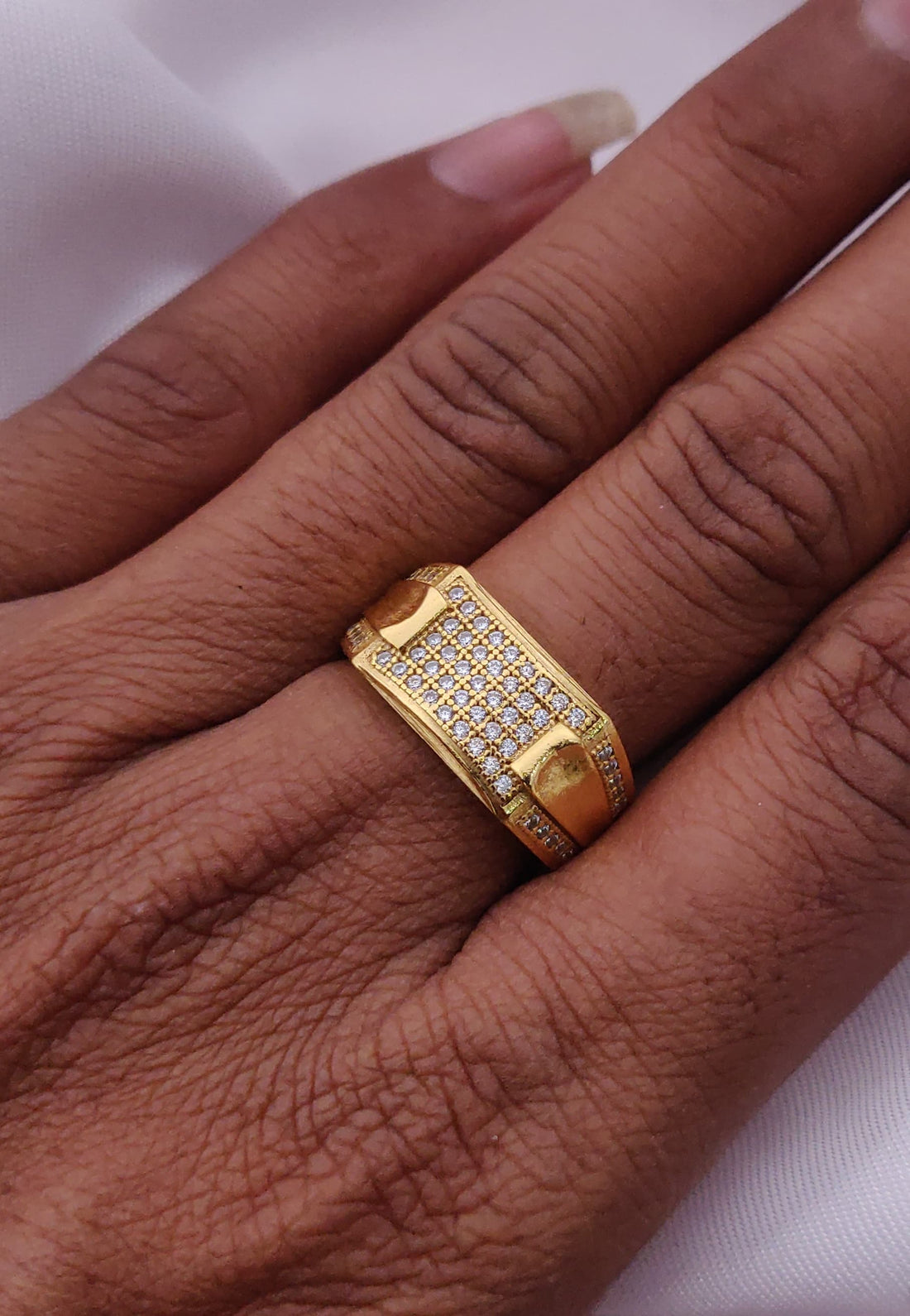 1 Gram Gold Forming Streamlined Design Superior Quality Ring-11