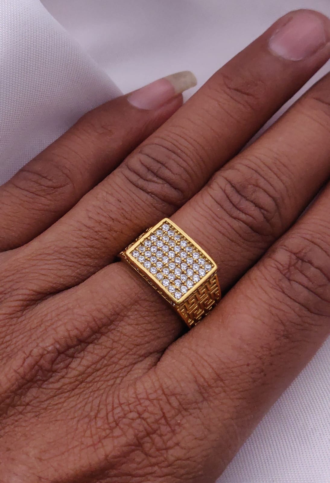 1 Gram Gold Forming Streamlined Design Superior Quality Ring-169