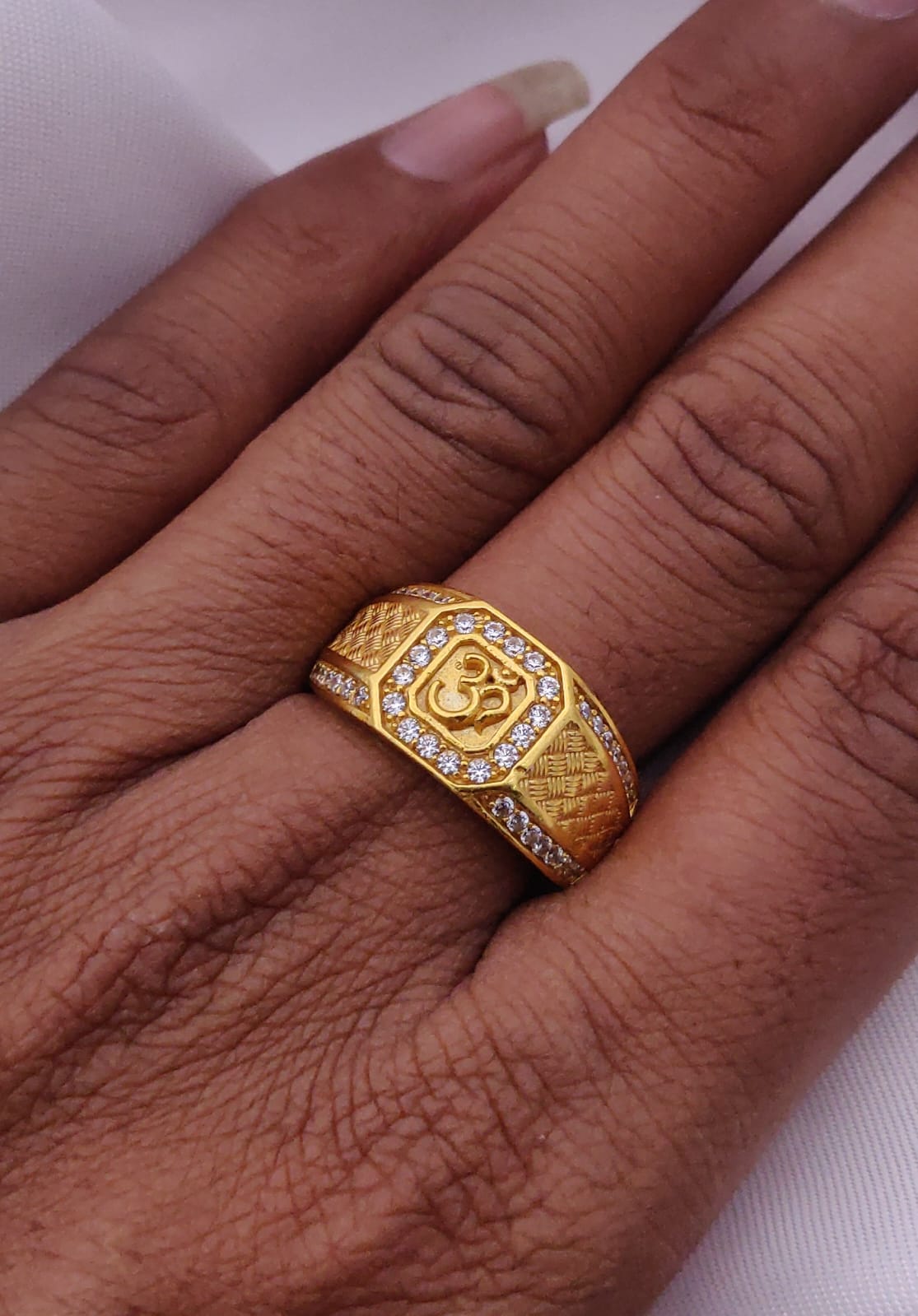 1 Gram Gold Forming Streamlined Design Superior Quality Ring-171