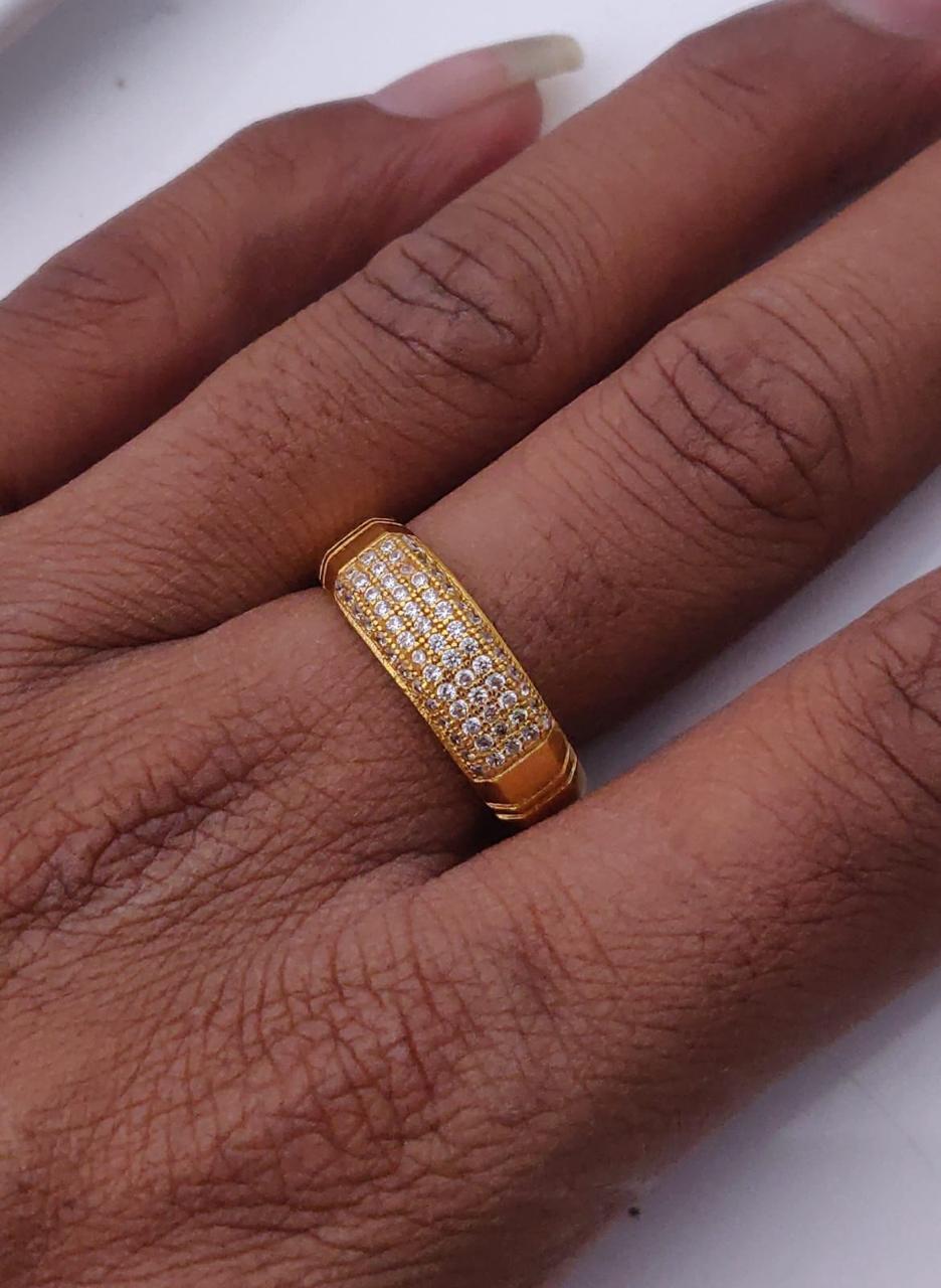 18K Gold-Plated Finger Rings Trendy Design Ring