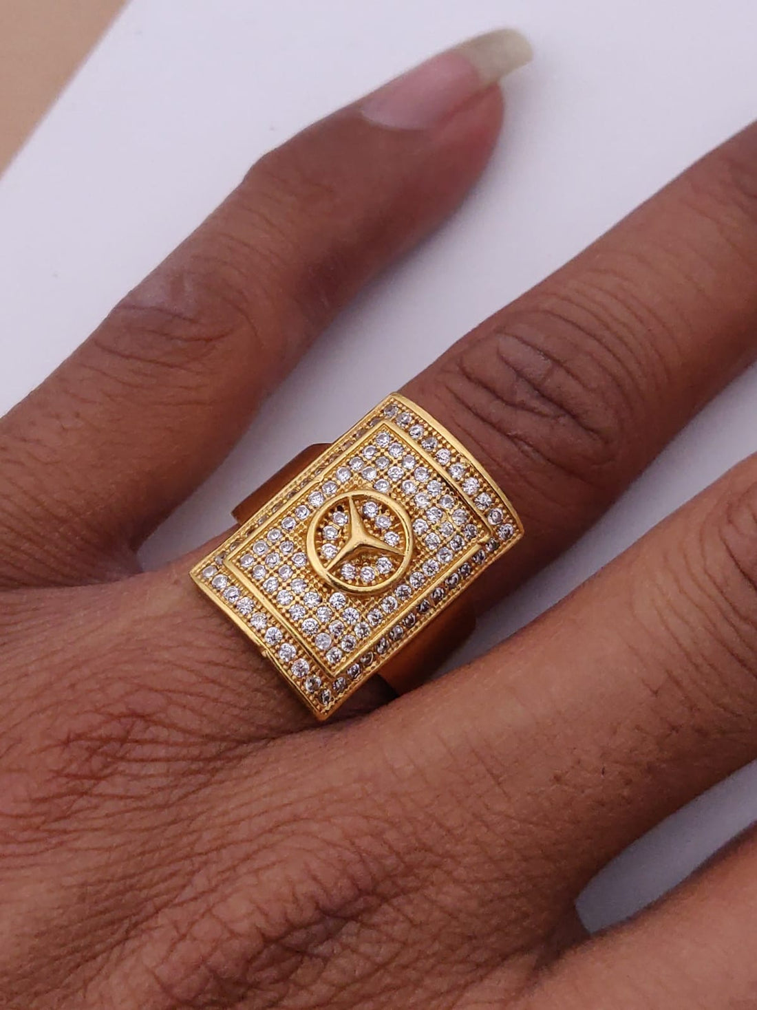 1 Gram Gold Forming MCD Design Superior Quality Ring