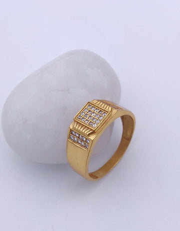 1 Gram Gold Forming Streamlined Design Superior Quality Ring-6