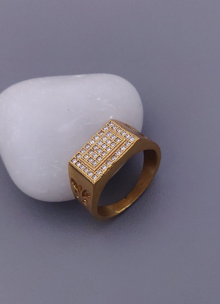 1 Gram Gold Forming Streamlined Design Superior Quality Ring-44