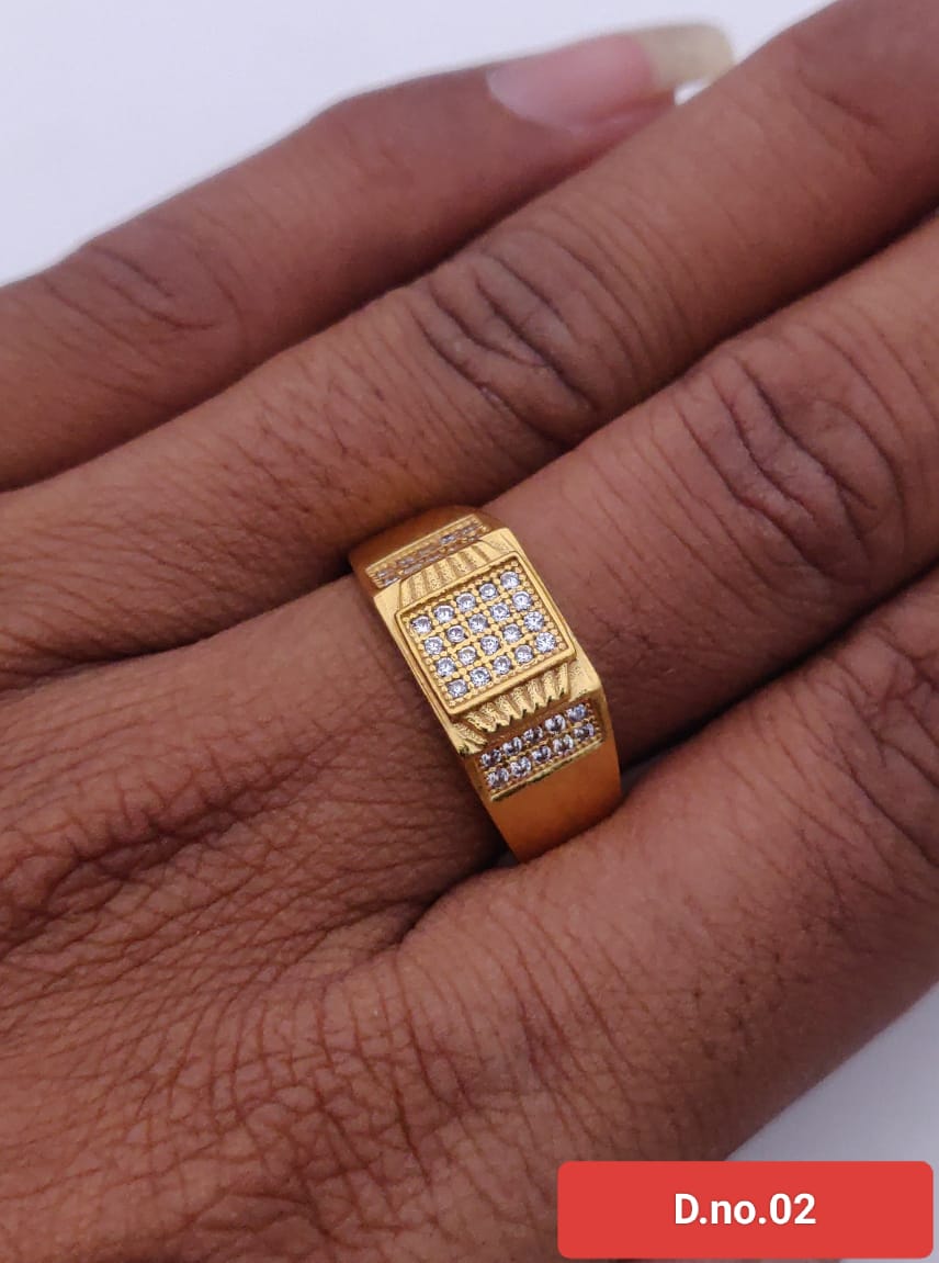 1 Gram Gold Forming Streamlined Design Superior Quality Ring-6