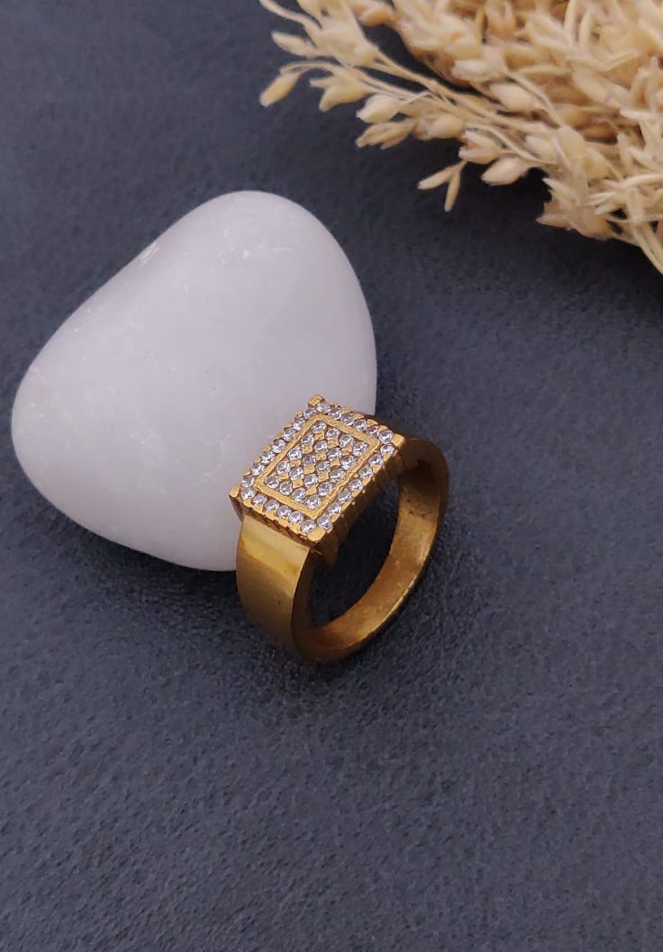1 Gram Gold Forming Streamlined Design Superior Quality Ring-19