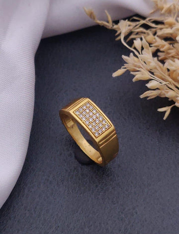 1 Gram Gold Forming Streamlined Design Superior Quality Ring-8