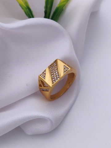 1 Gram Gold Forming Streamlined Design Superior Quality Ring-172