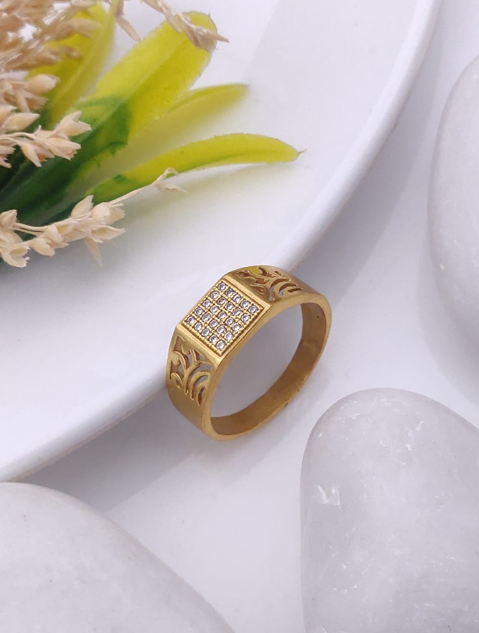 1 Gram Gold Forming Streamlined Design Superior Quality Ring-27