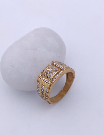 1 Gram Gold Forming Streamlined Design Superior Quality Ring-14