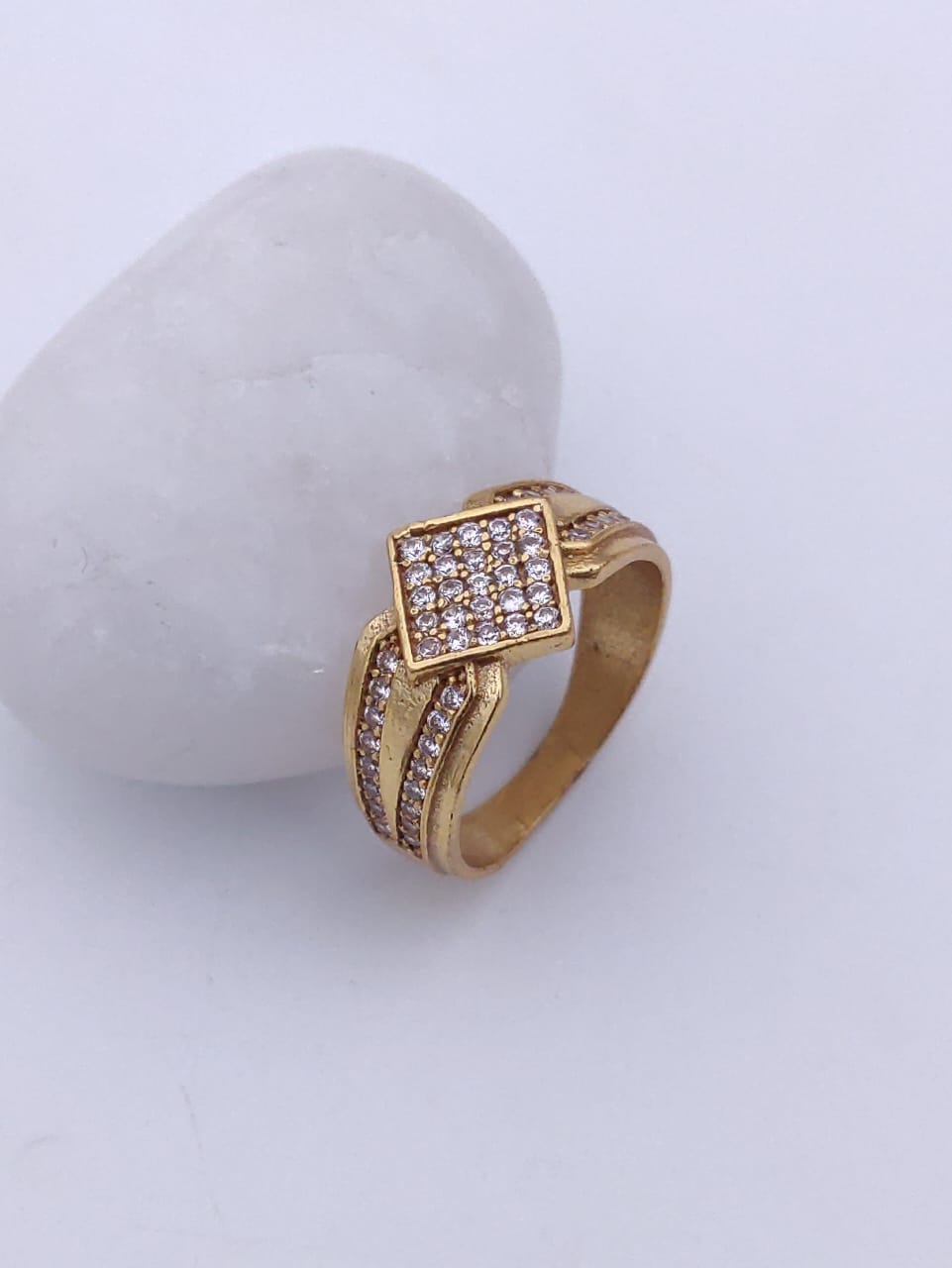 1 Gram Gold Forming Streamlined Design Superior Quality Ring-67