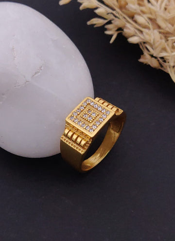 1 Gram Gold Forming Streamlined Design Superior Quality Ring-23
