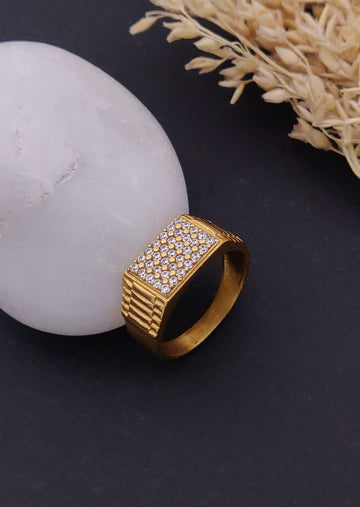 1 Gram Gold Forming Streamlined Design Superior Quality Ring-54