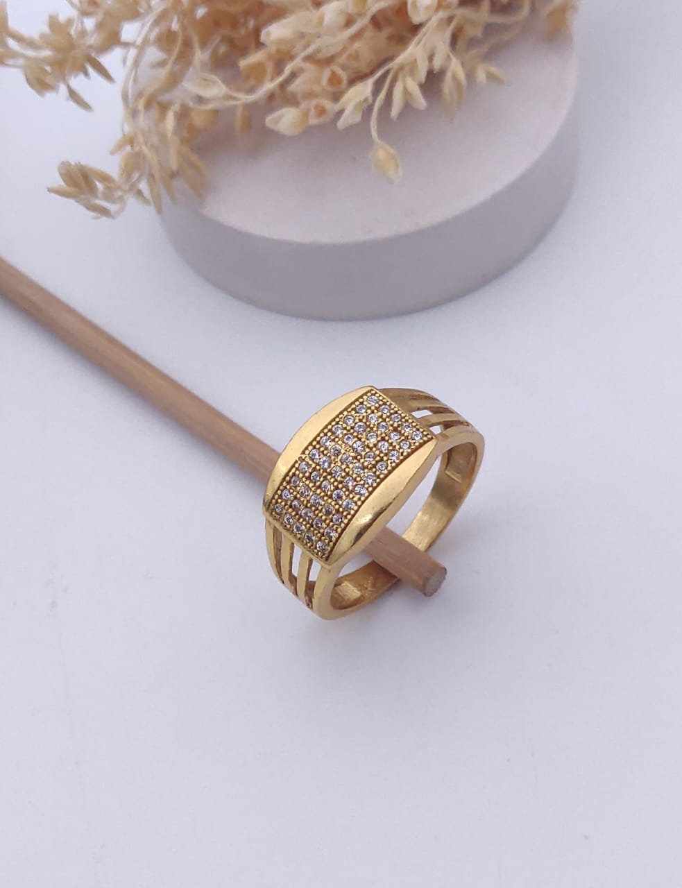 1 Gram Gold Forming Streamlined Design Superior Quality Ring-39
