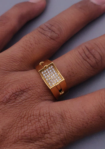 1 Gram Gold Forming Streamlined Design Superior Quality Ring-36