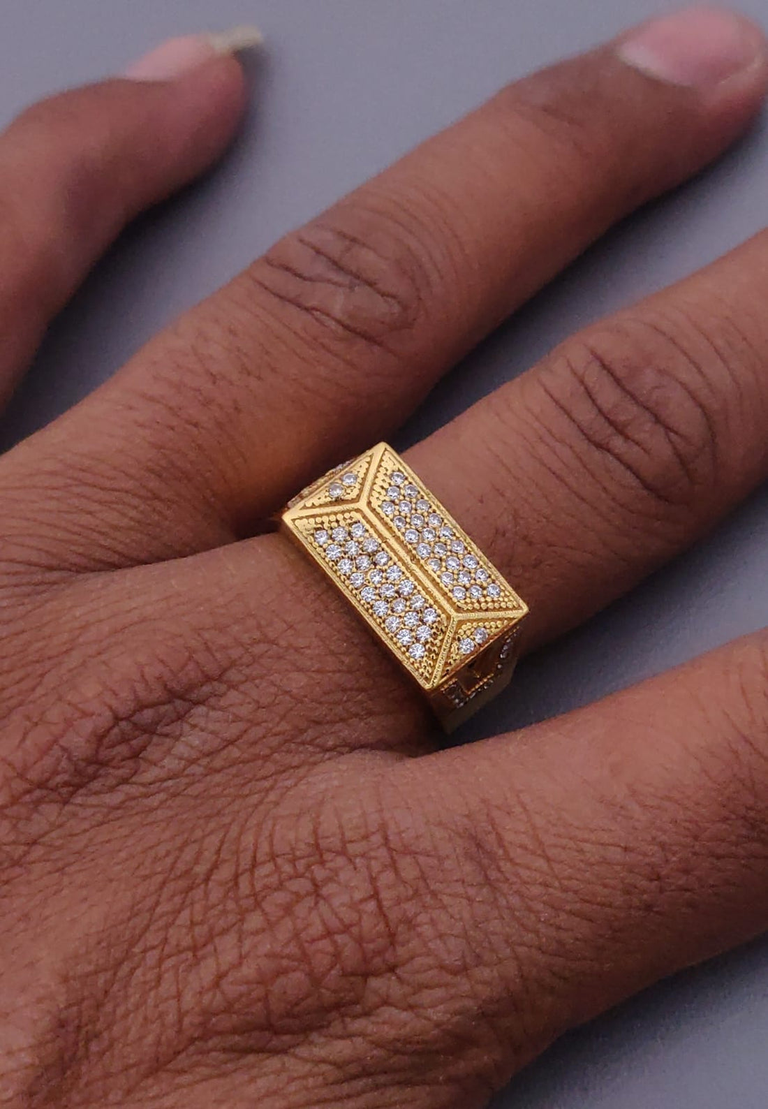 1 Gram Gold Forming Streamlined Design Superior Quality Ring-29