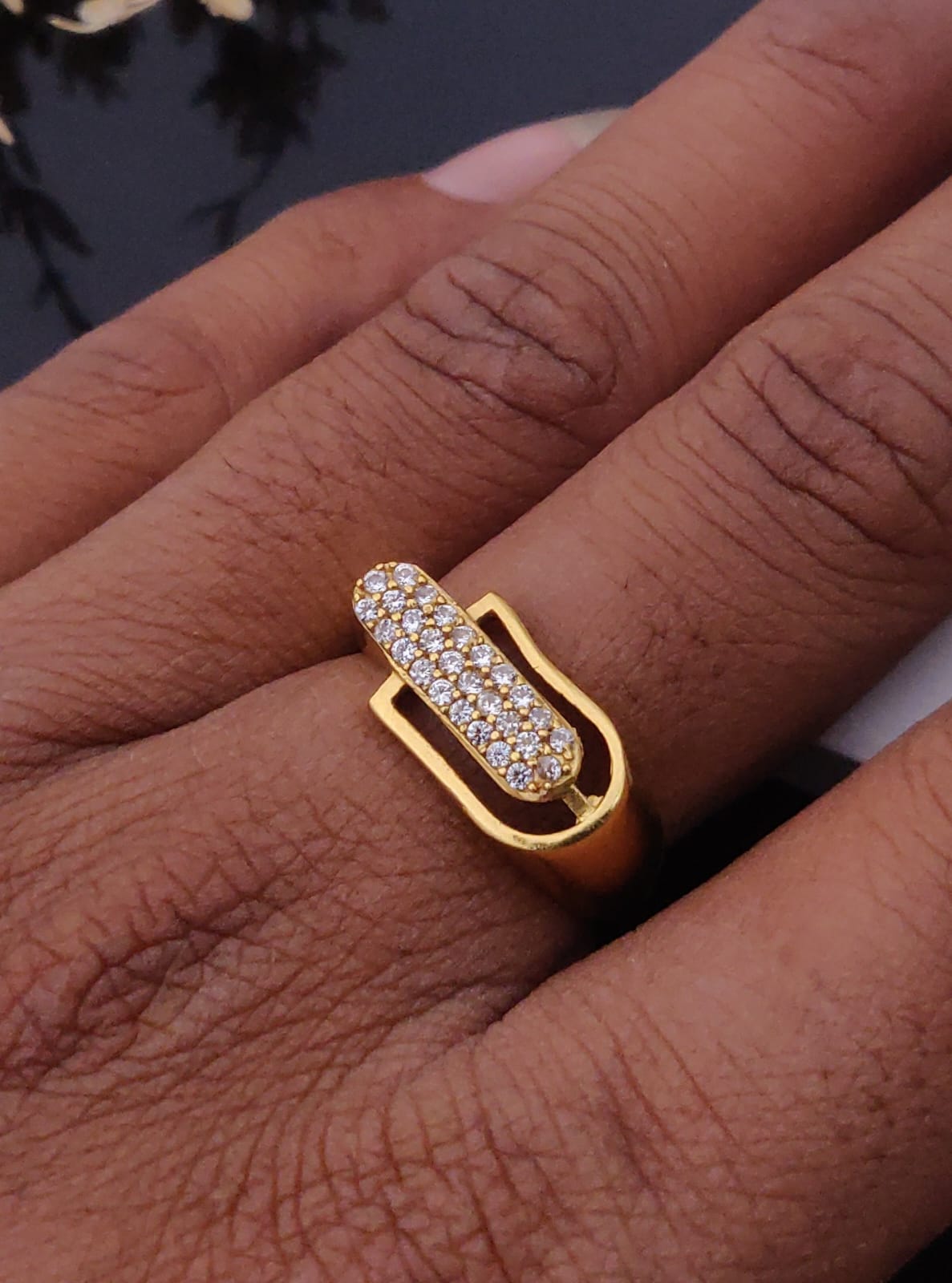 1 Gram Gold Forming Streamlined Design Superior Quality Ring-18