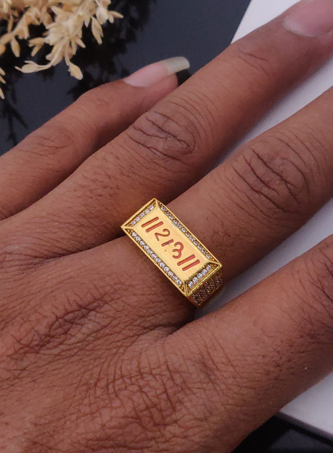 1 Gram Gold Forming RAM-2 Design Superior Quality Ring