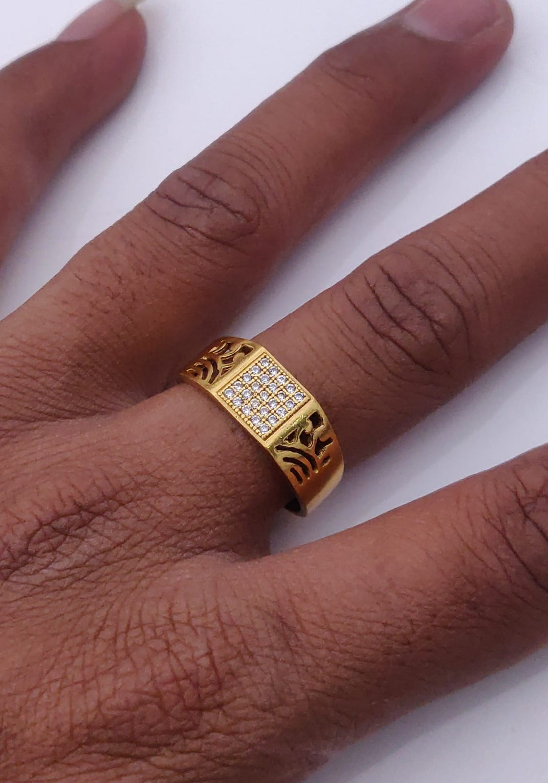 1 Gram Gold Forming Streamlined Design Superior Quality Ring-27