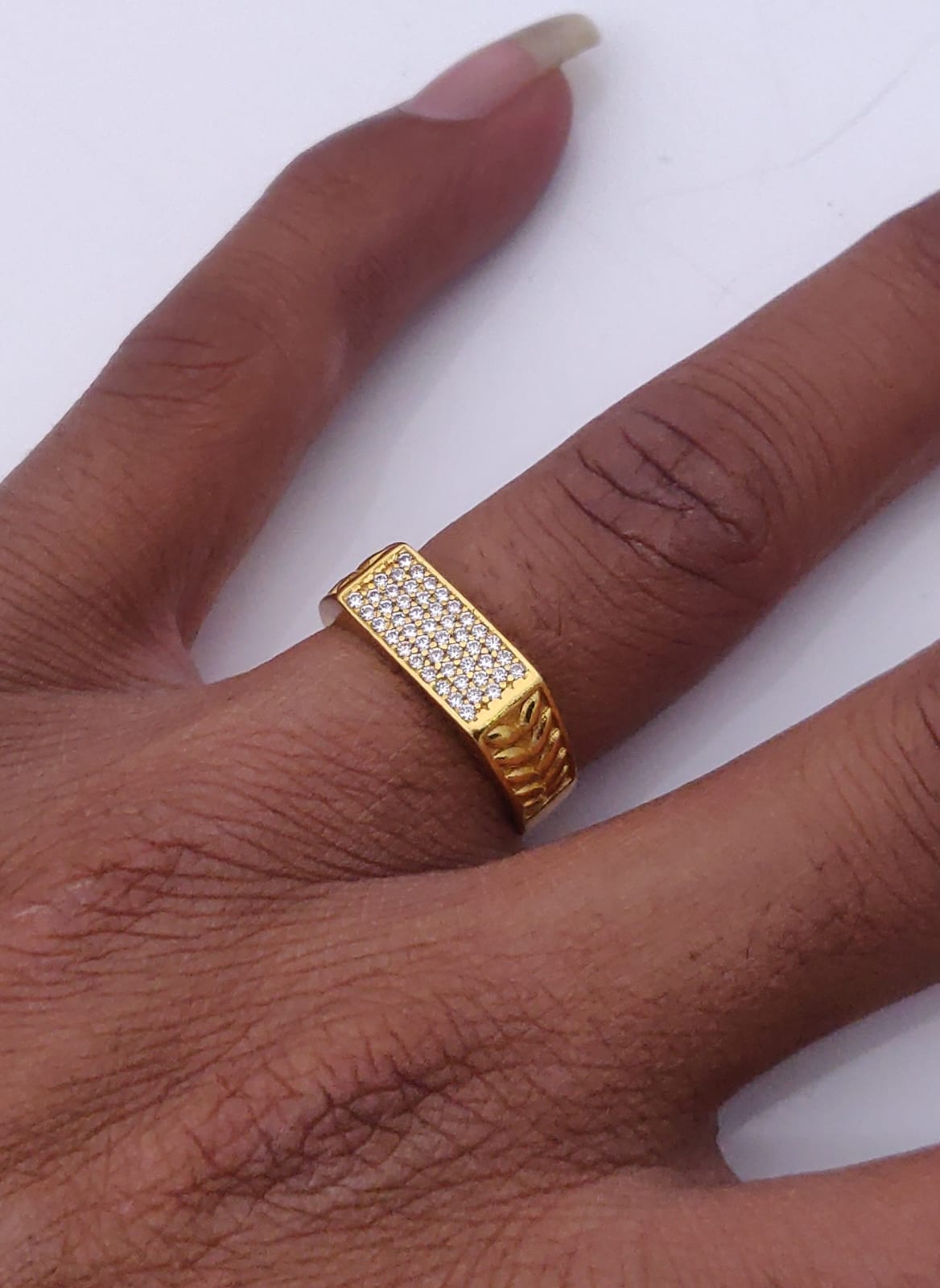 1 Gram Gold Forming Streamlined Design Superior Quality Ring-130