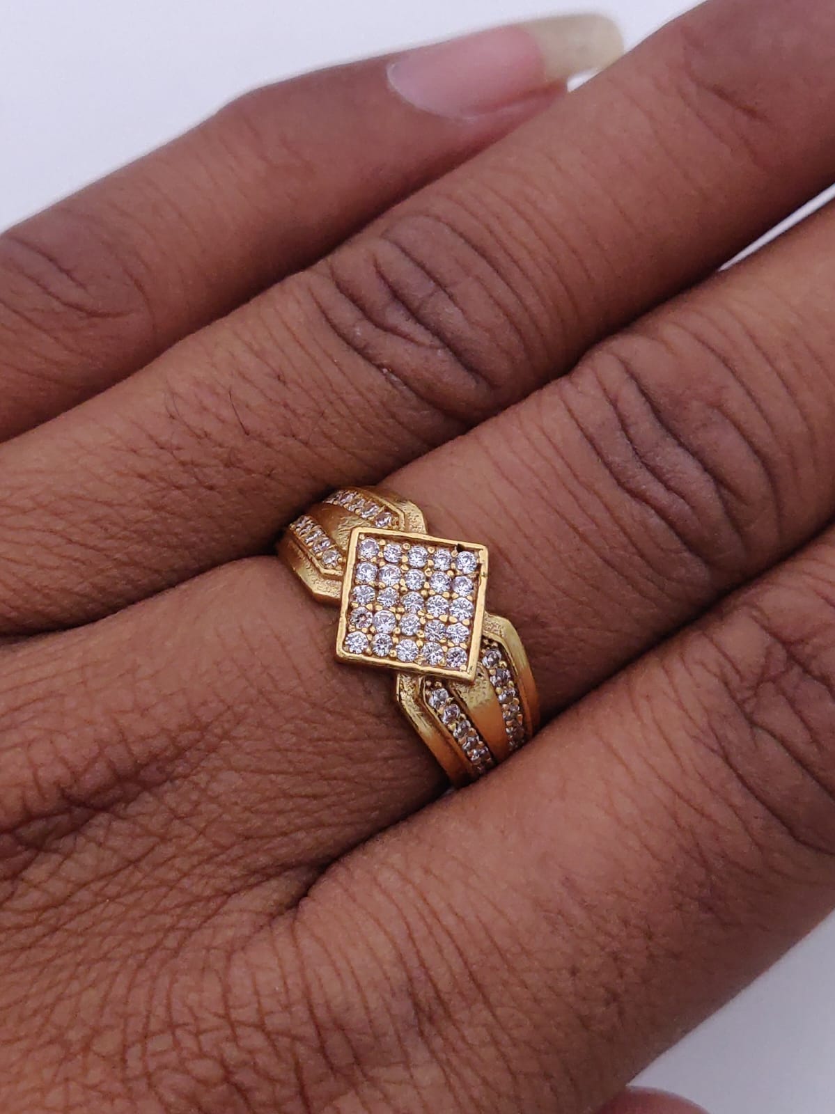 1 Gram Gold Forming Streamlined Design Superior Quality Ring-67